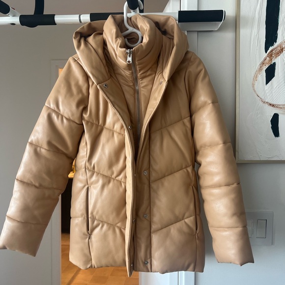 Ultra Puffer Abercrombie Brown Puffer Jacket Abercrombie Faux
